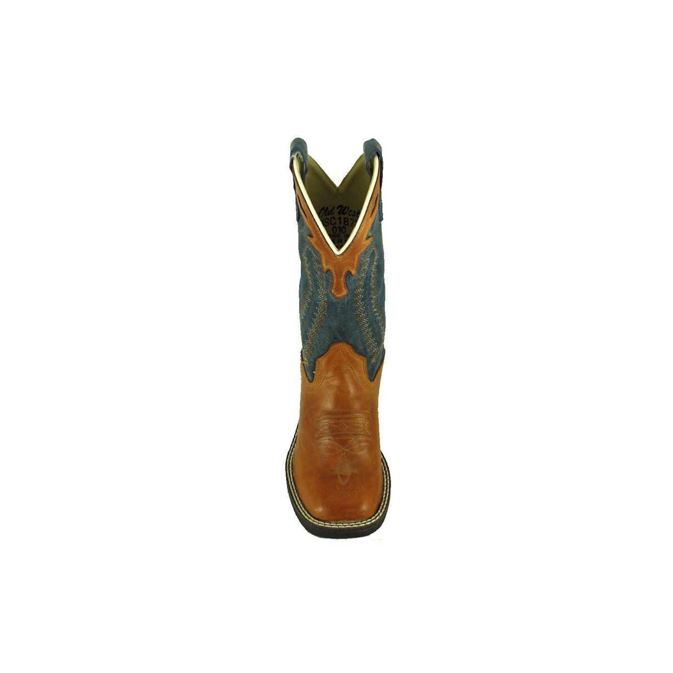 Old West Infant & Toddler Cowboy Boot, Square Toe, BSC1872 & BSI1872