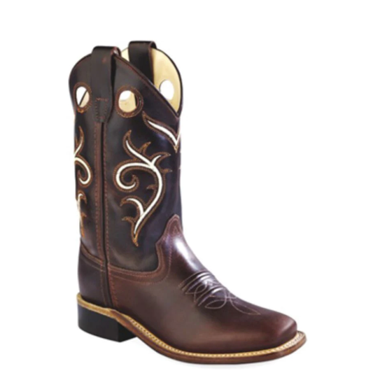 Old West Children Cowboy Boot, Square Toe, BSC1807