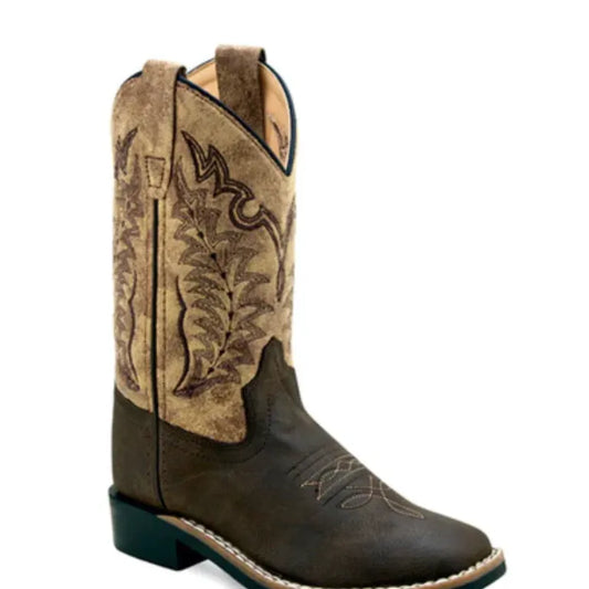 Old West Toddler Cowboy Boot, Square Toe, VB9180