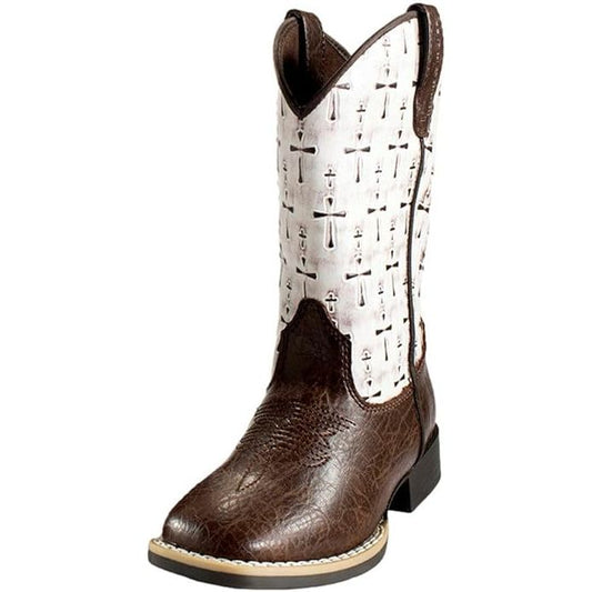 Twister Toddler Western Boot, Square Toe, Cross, 443009905