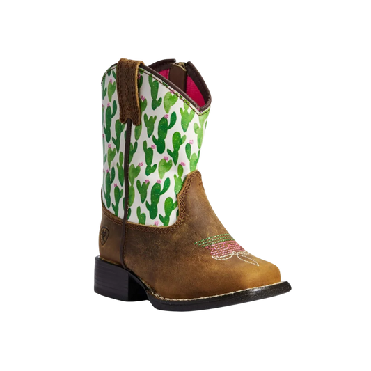 Ariat Lil Stompers Cowboy Boot, Square Toe, A441000844