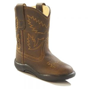 Old West Infant Cowboy Boot, R Toe, TB2251I