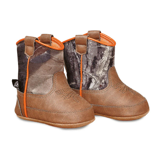 Twister Baby Buckers, Infant Baby Soft Cowboy Boot, “Gunner”, Camo, 44212222