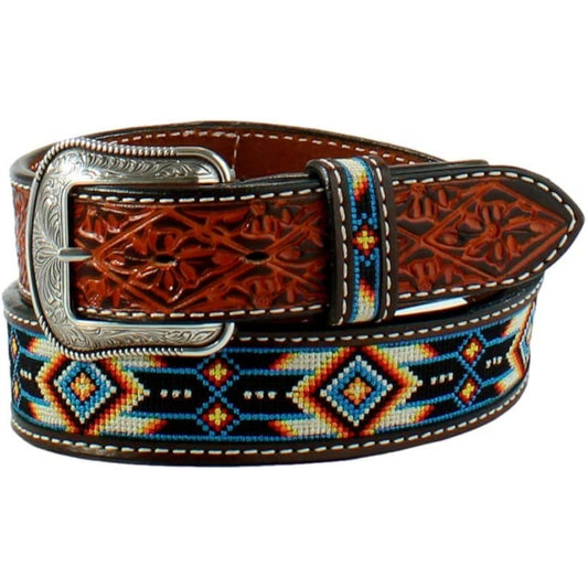 3D Belt Co. Men’s Embroidered Aztec Belt - D100015302