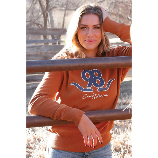 Cinch Ladies Cinch Crew Neck Sweater, CWK7500003