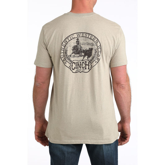 CINCH Men’s T-SHIRT - Grey MTT1690717