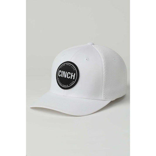 Cinch Mens Flexfit Cap, White MC0653327