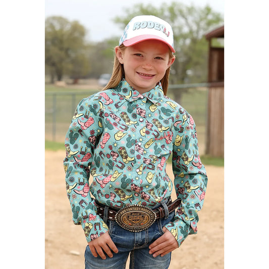 Cruel Girl, Girls Long Sleeve, Snaps,  CTW3370032