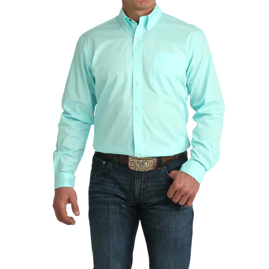Cinch Men’s Modern Fit, Blue, Button Down Shirt - MTW1347155