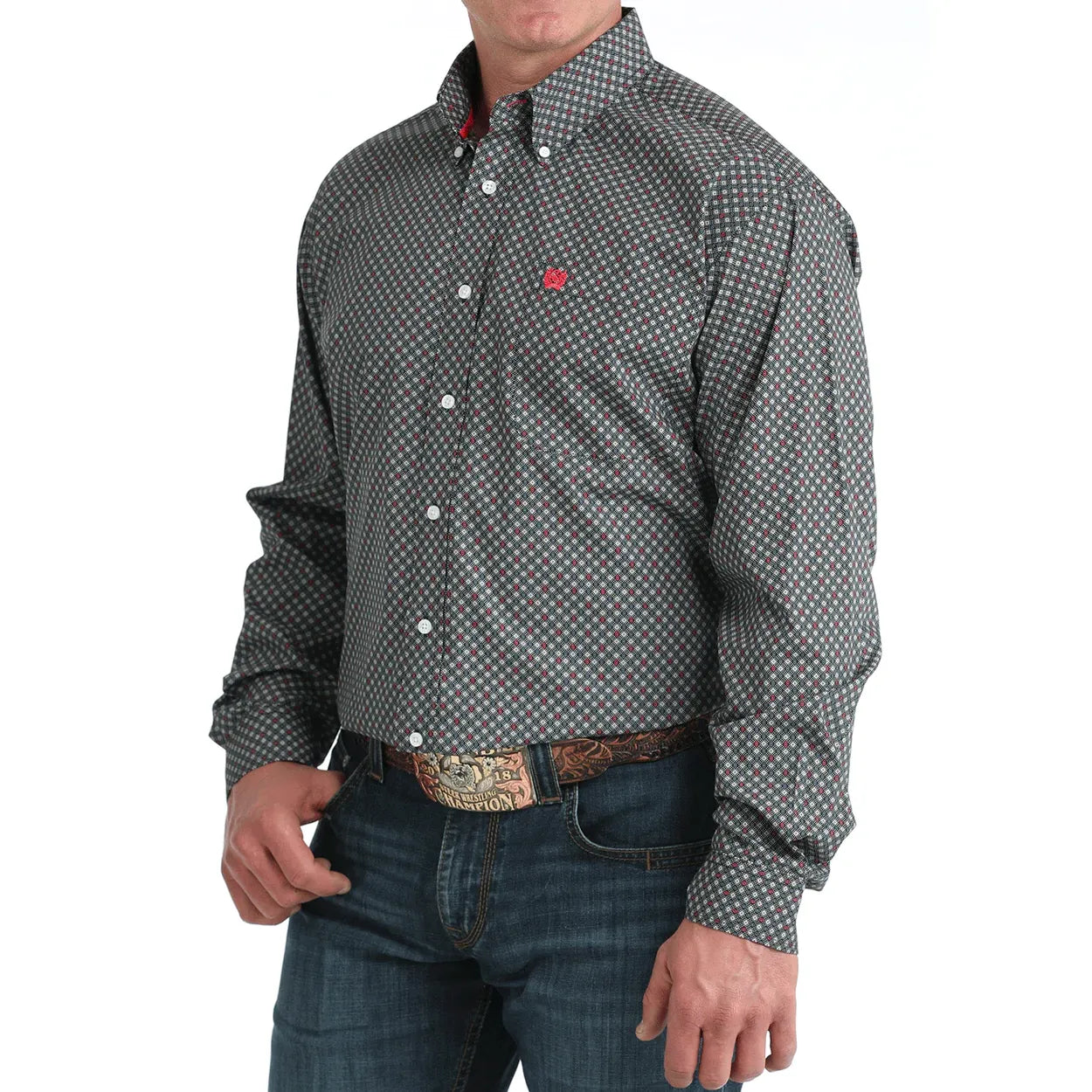 Cinch Men’s Button Down Western Shirt, MTW1106043