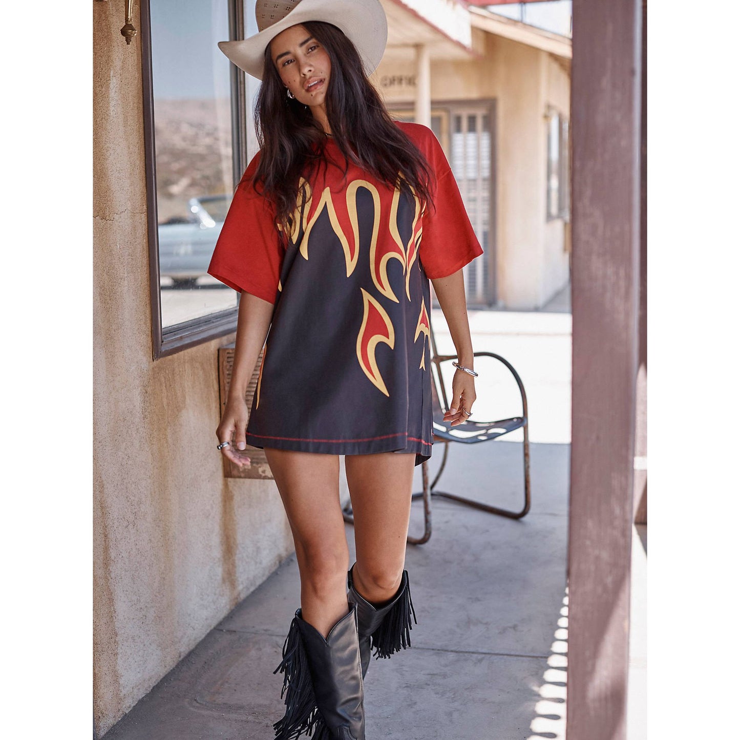 WRANGLER X LAINEY WILSON, OVERSIZED TEE | 112380497