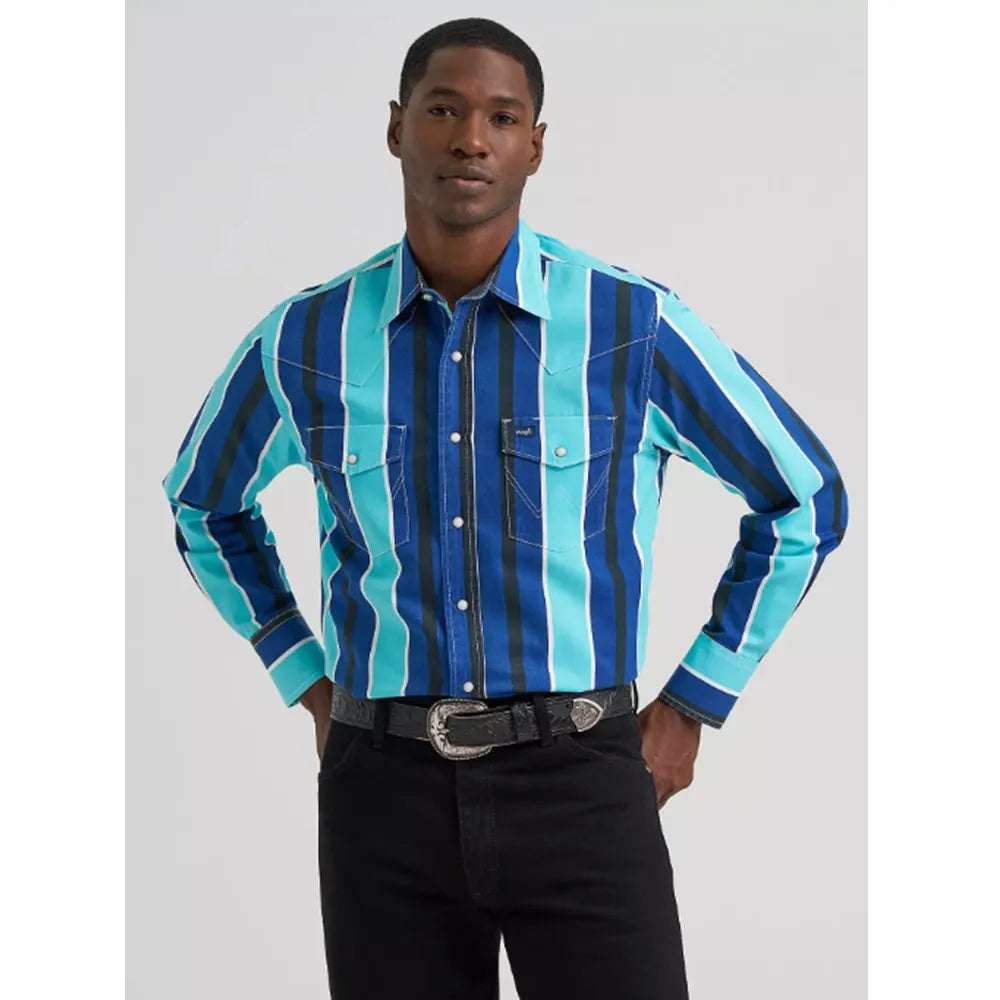 Wrangler Men’s Shirt, Brushpopper, Snap, 112379229