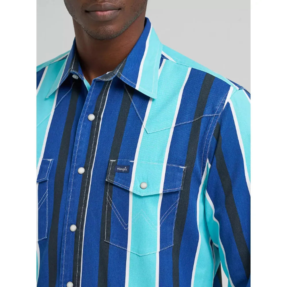 Wrangler Men’s Shirt, Brushpopper, Snap, 112379229