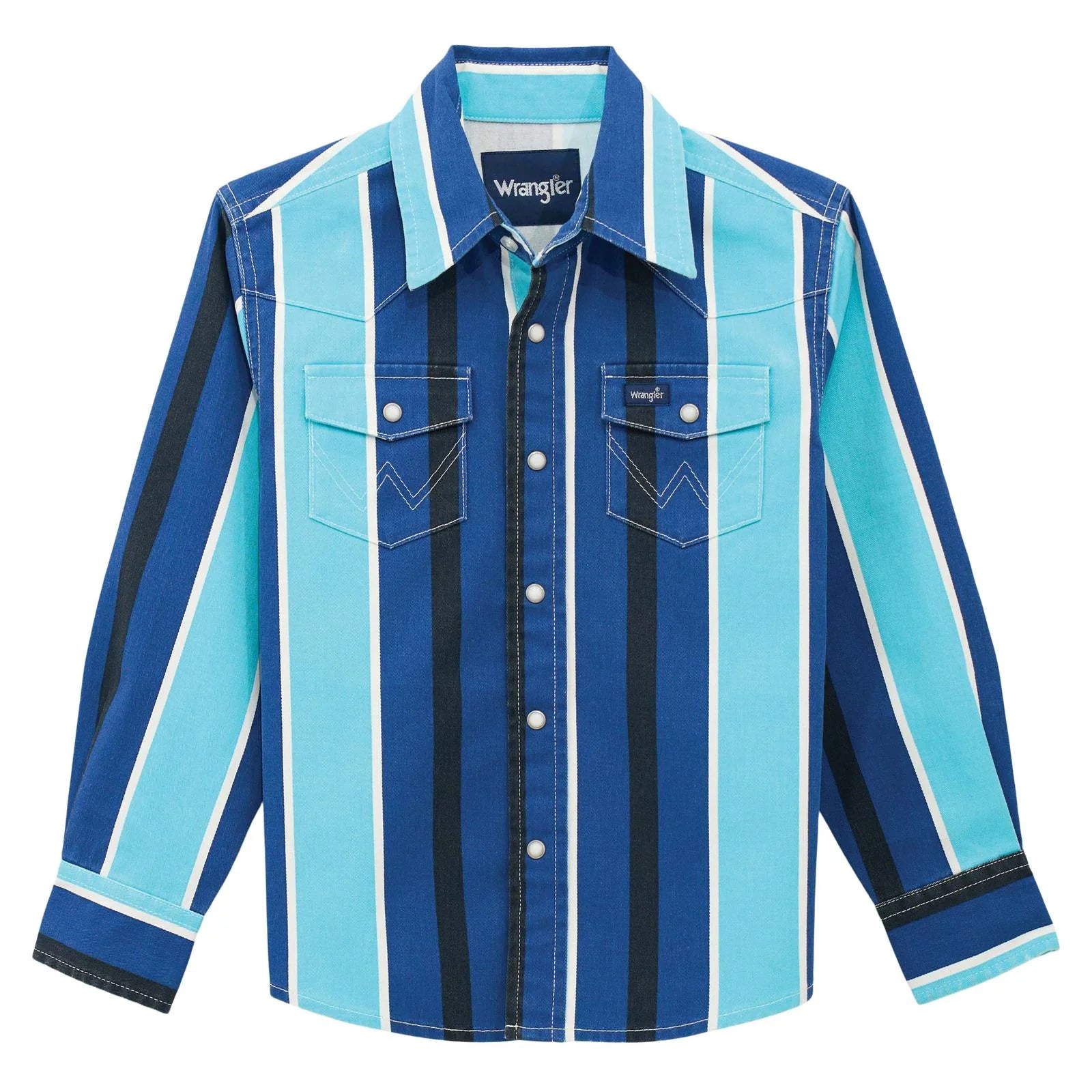 Wrangler Boys Brushpopper, Snap  112379231