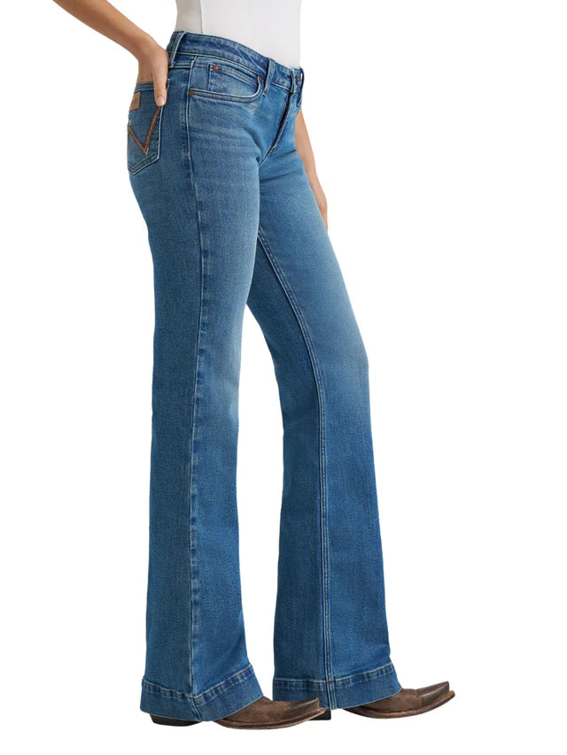 WRANGLER Ladies Jean RETRO® MAE, MID RISE, Trouser | 112379343