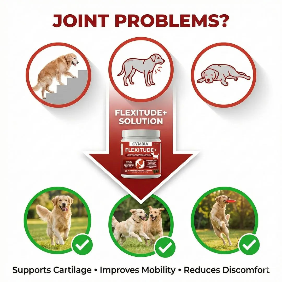 Flexitude+ Joint Support Chews For Dogs - Mobility and Hip Care (90 Chews)
