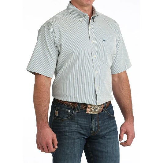 Cinch Men's Arenaflex Print Button Down Short Sleeve Shirt MTW1704166