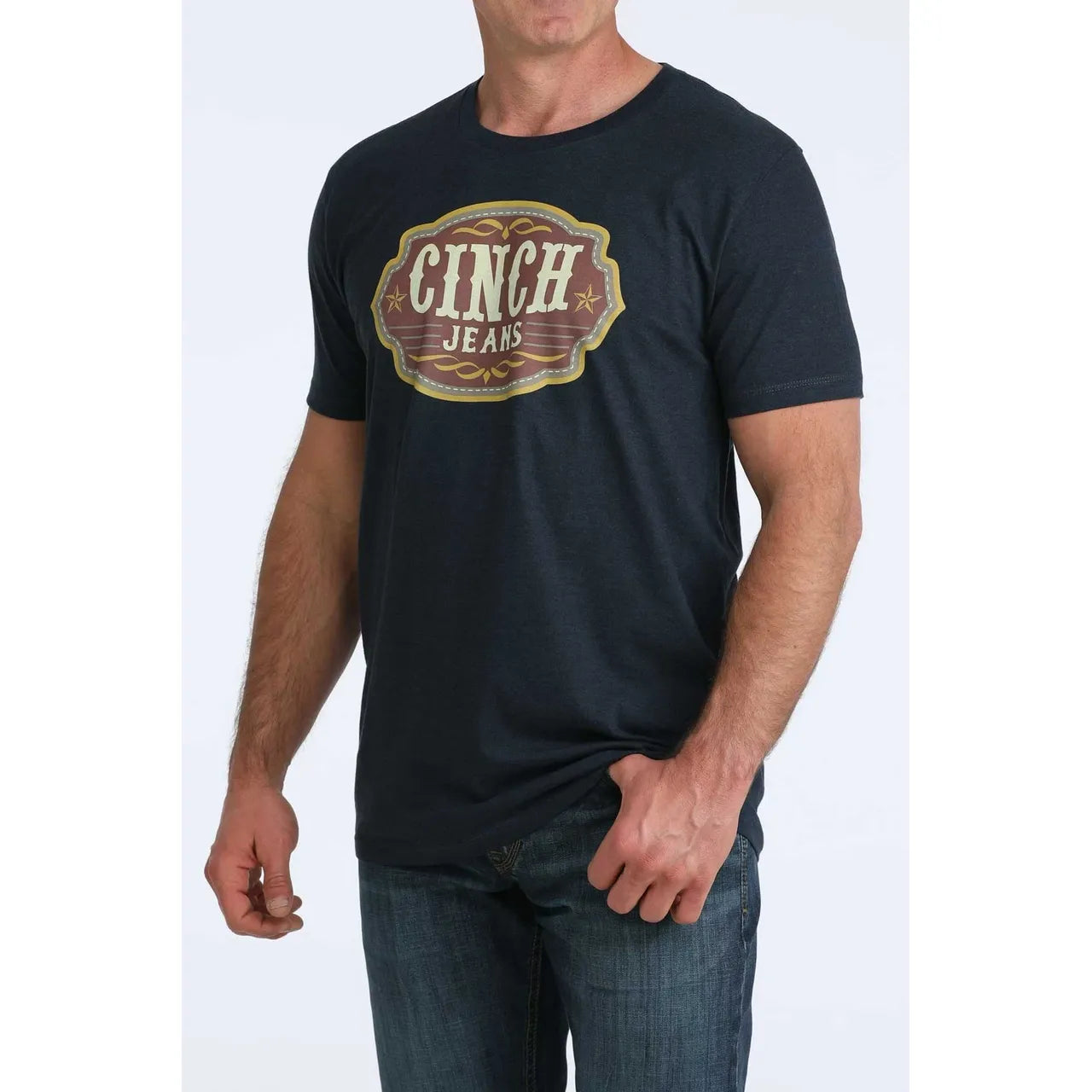 Cinch Men’s T-Shirt Navy MTT1690719