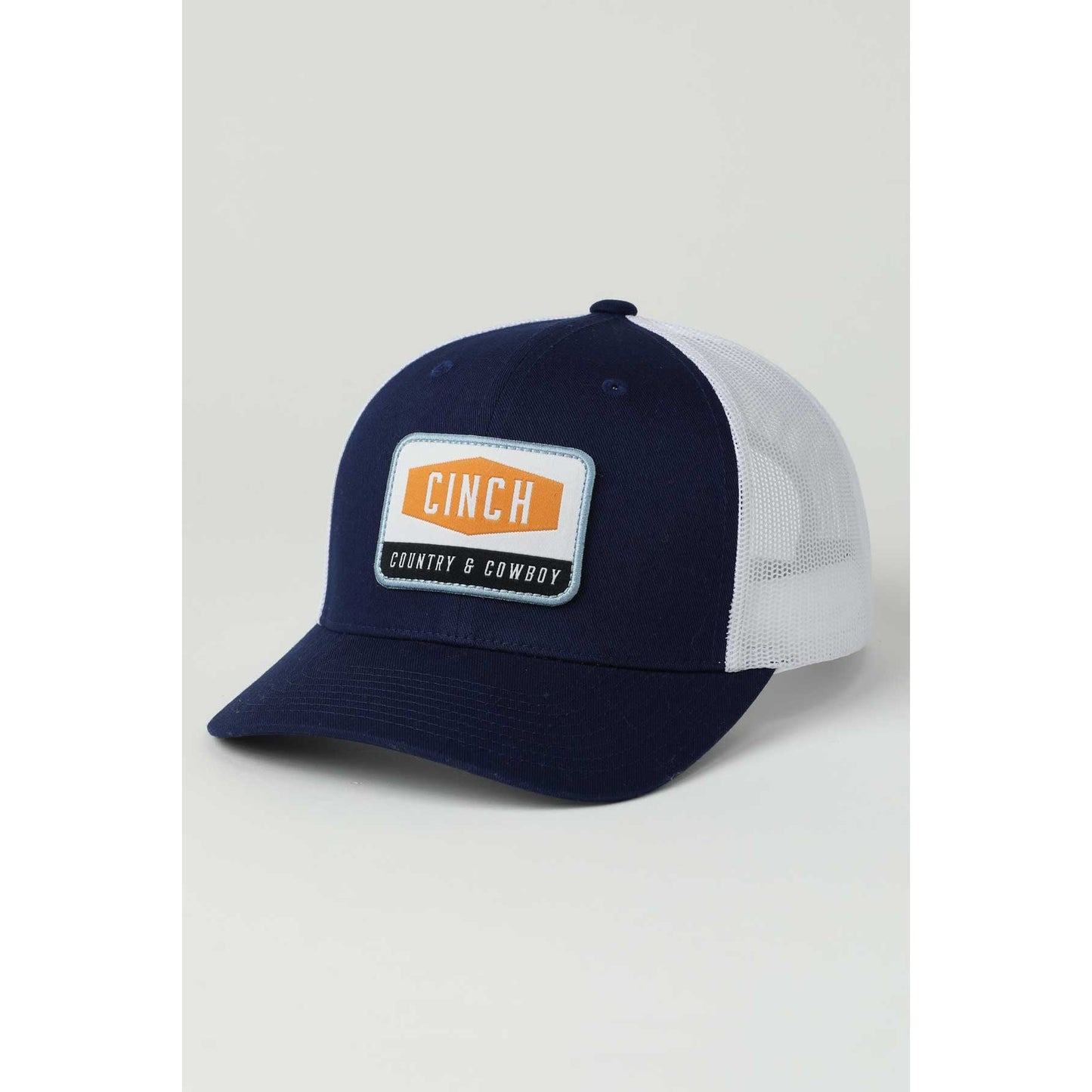 Cinch Men’s Trucker Hat Cap, Blue, Snapback MCC0660655