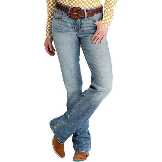 Cruel Denim Ladies Jean - Hannah - Moderate Rise, Slim Hip, Boot Cut Indigo CB77054071