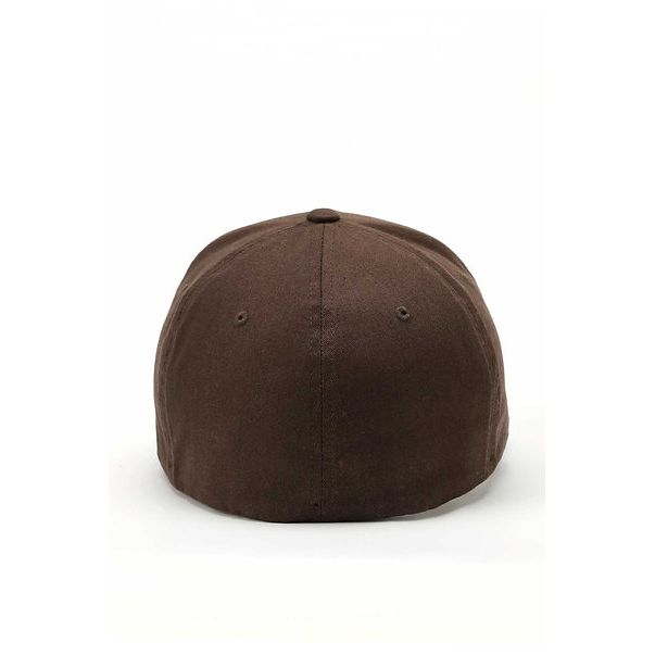 Cinch - Men’s Ball Cap - Flex Fit -Brown w/ debossed faux leather MCC0627783