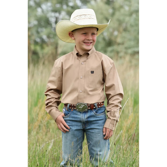 Cinch Boy's Button-Down Western Shirt MTW7060418