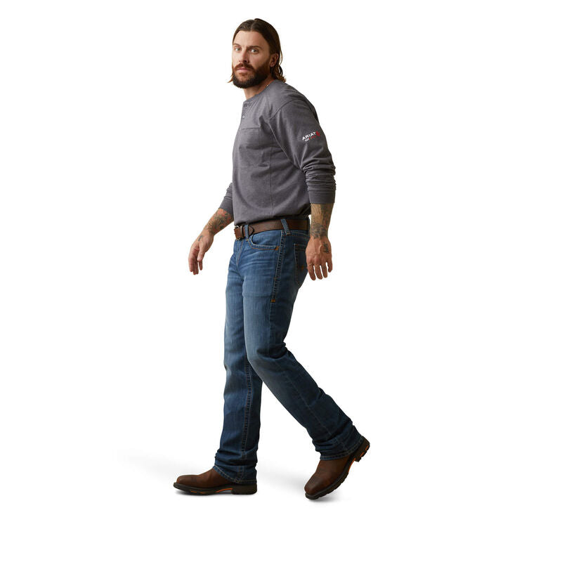 Ariat Mens, Fire Resistant, FR Work Crew, Long Sleeve TShirt | 10043775
