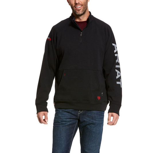 Ariat FR FLAME-RESISTANT QUARTER ZIP PULLOVER Jet Black 10027917