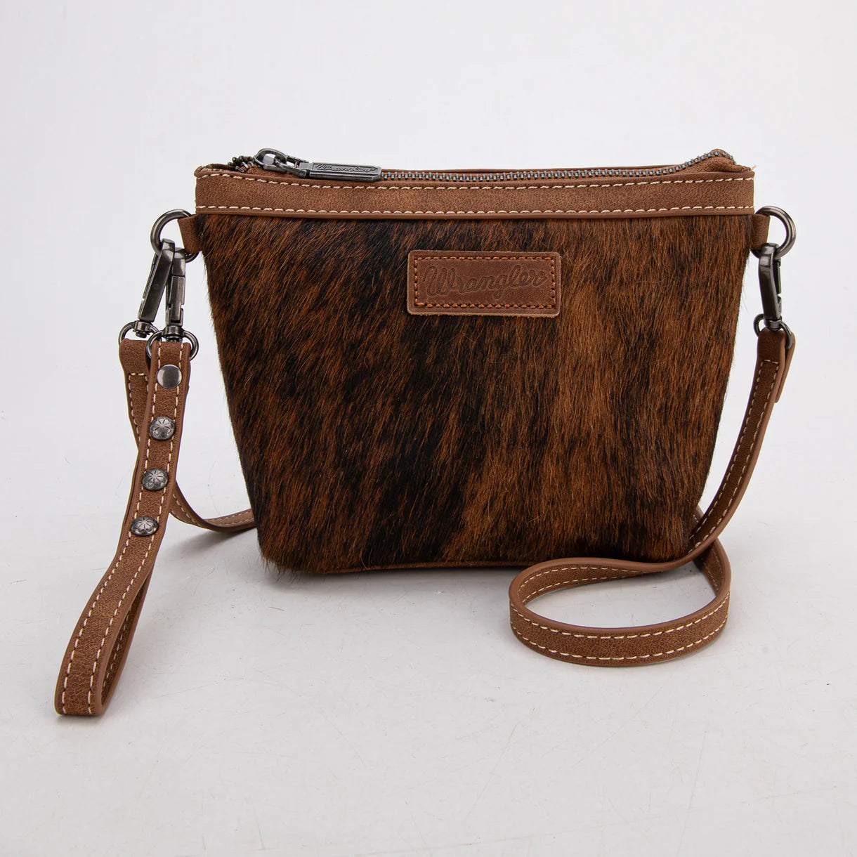 Wrangler Genuine Hair-On Cowhide Crossbody WG169-1812