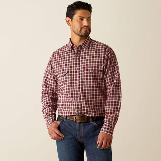 Ariat Men's FR Button Cienega Work Shirt, Snaps 10054530