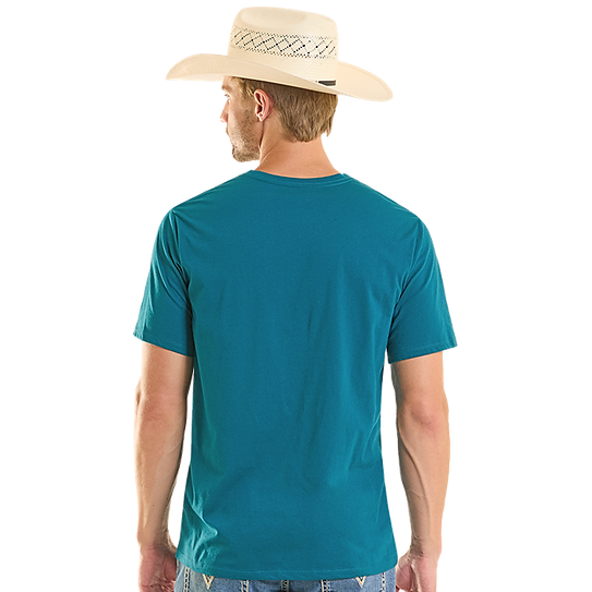 Rock & Roll Unisex T-Shirt, Teal BU21T08876