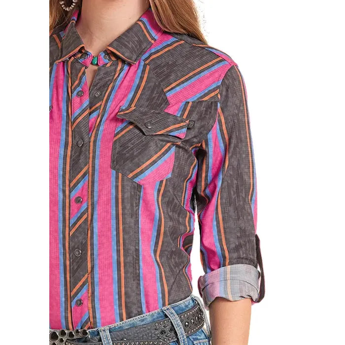 Rock & Roll Women’s, Snap Shirt BWN2S08684