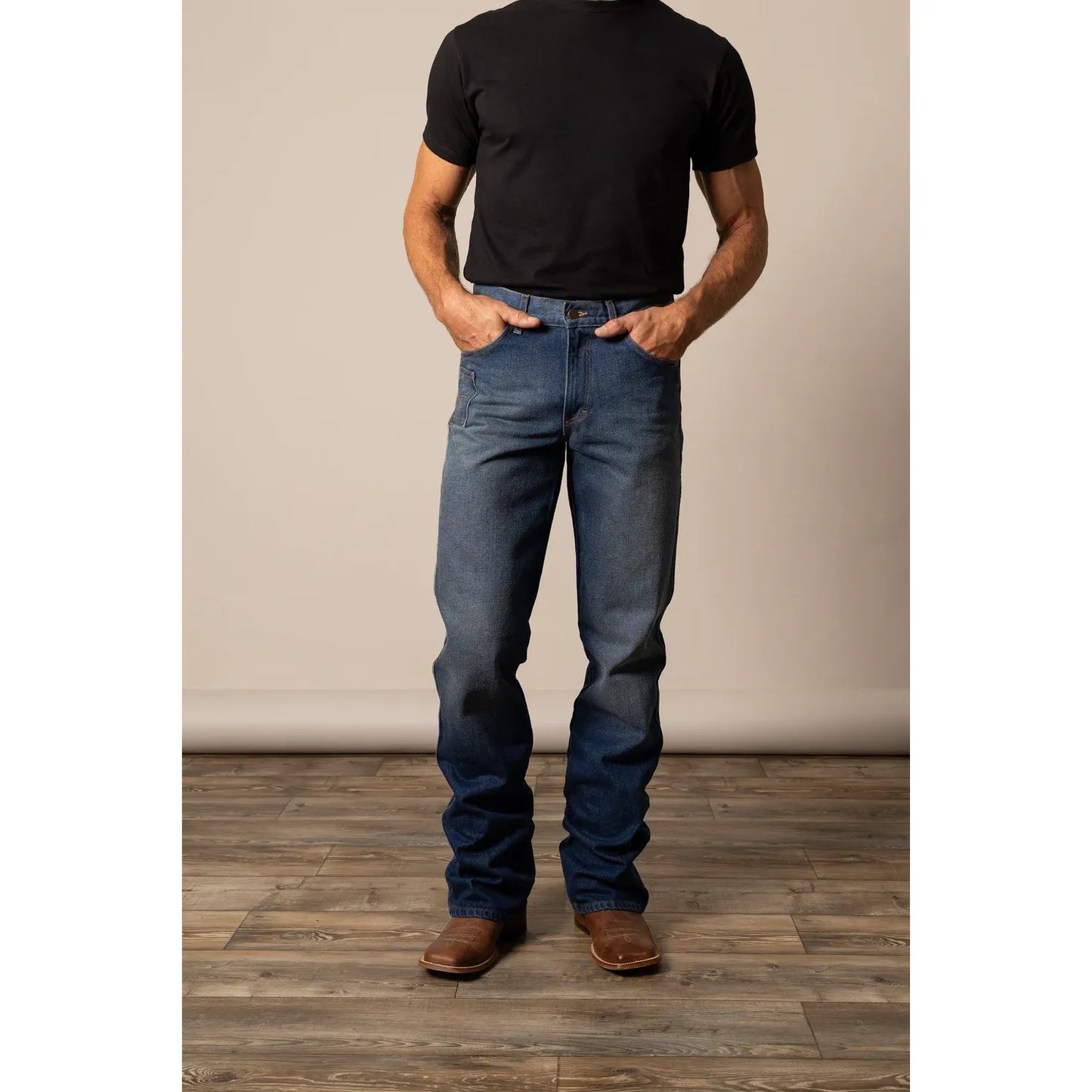 Kimes Men’s Jean Stewart, Mid Rise, Relaxed
