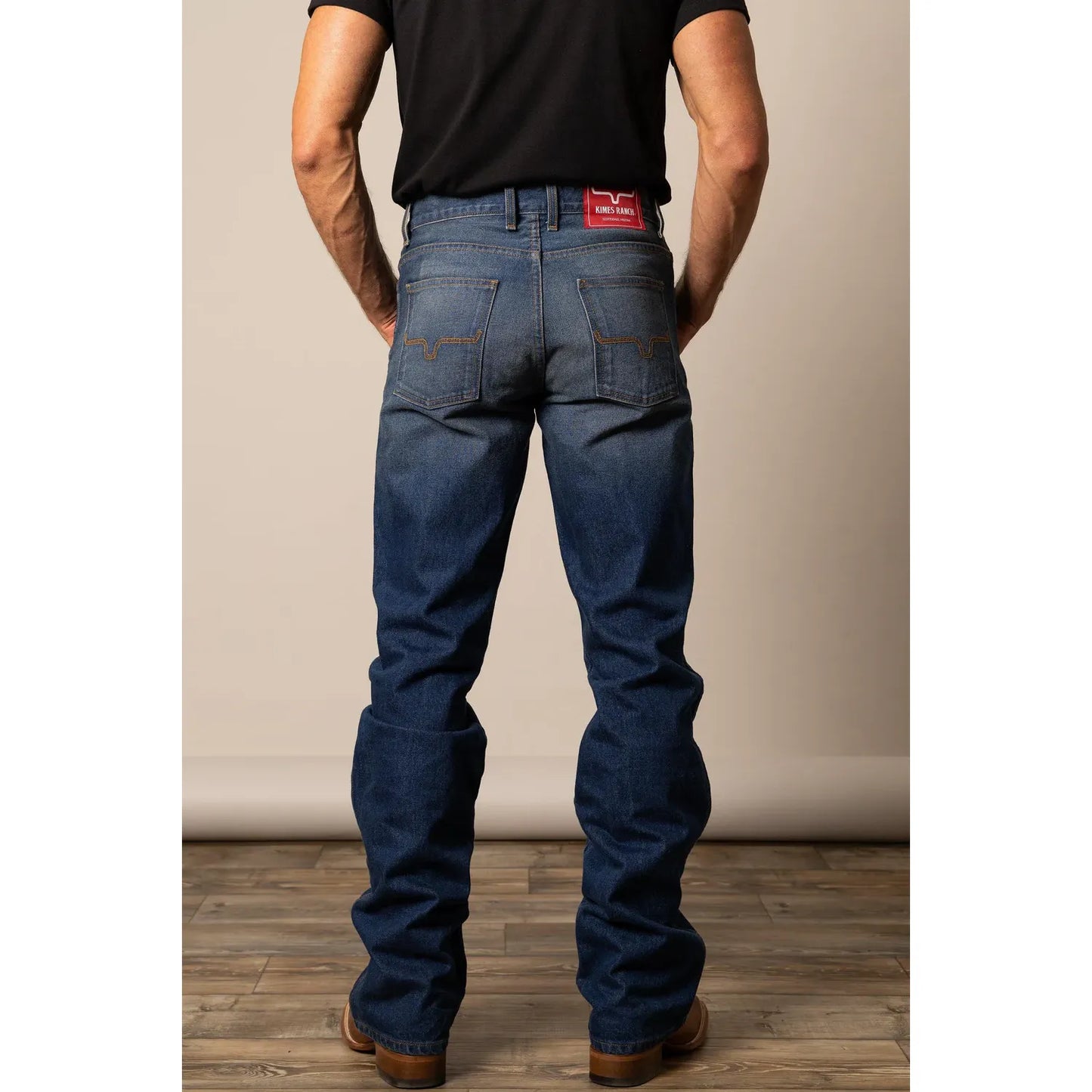 Kimes Men’s Jean Stewart, Mid Rise, Relaxed