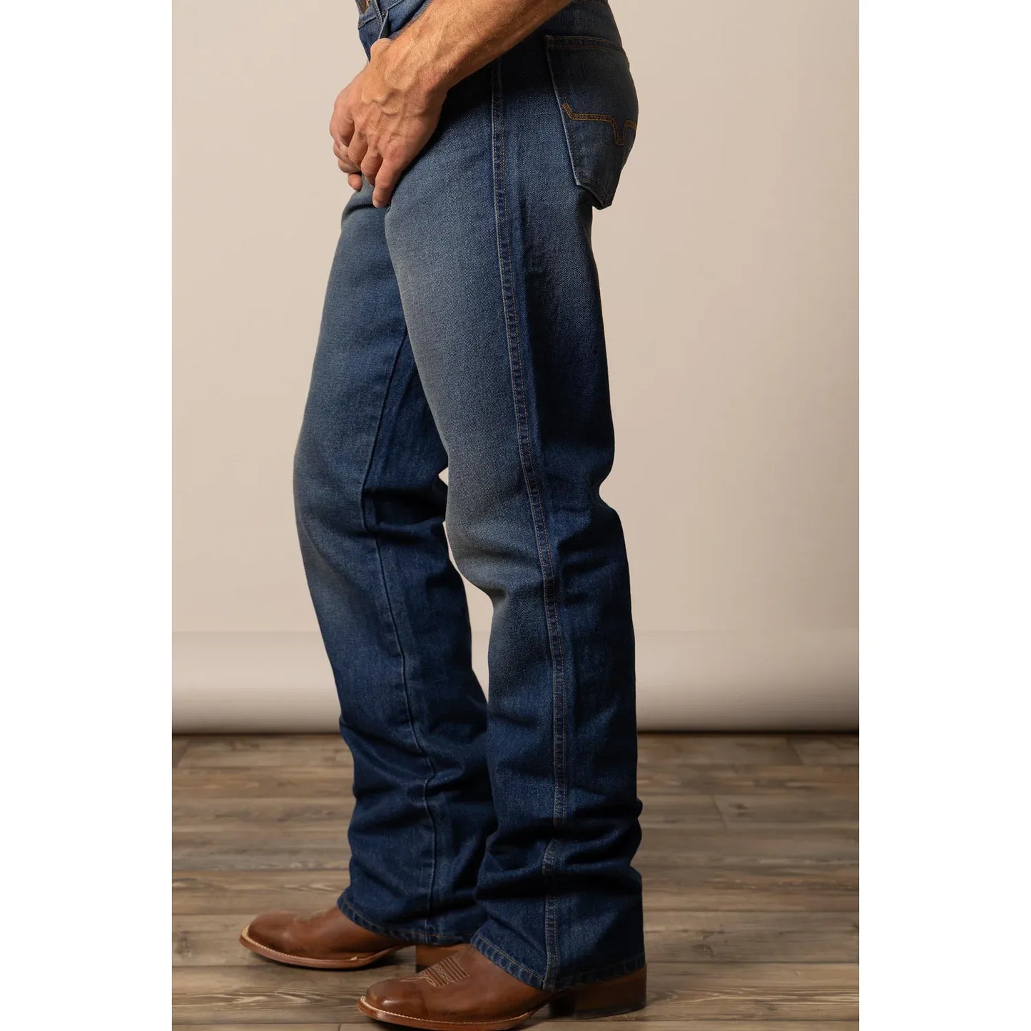 Kimes Men’s Jean Stewart, Mid Rise, Relaxed