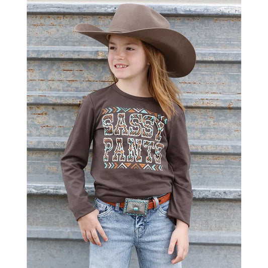 Cruel Girl 'Boots, Bows, Rodeo' Long Sleeve Girl's T-Shirt CTK8990011