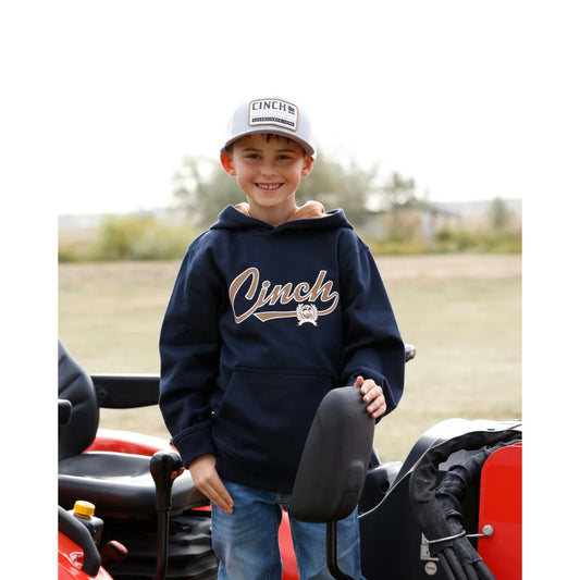 CINCH Boys Hoodie Navy MWK7510011