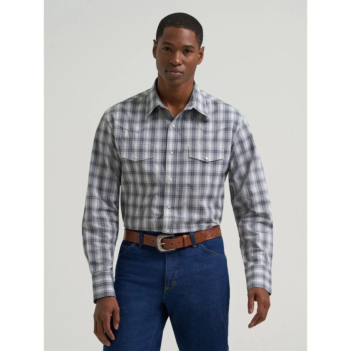 Wrangler Men's Western, Classic Fit, Snap Shirt 112385339