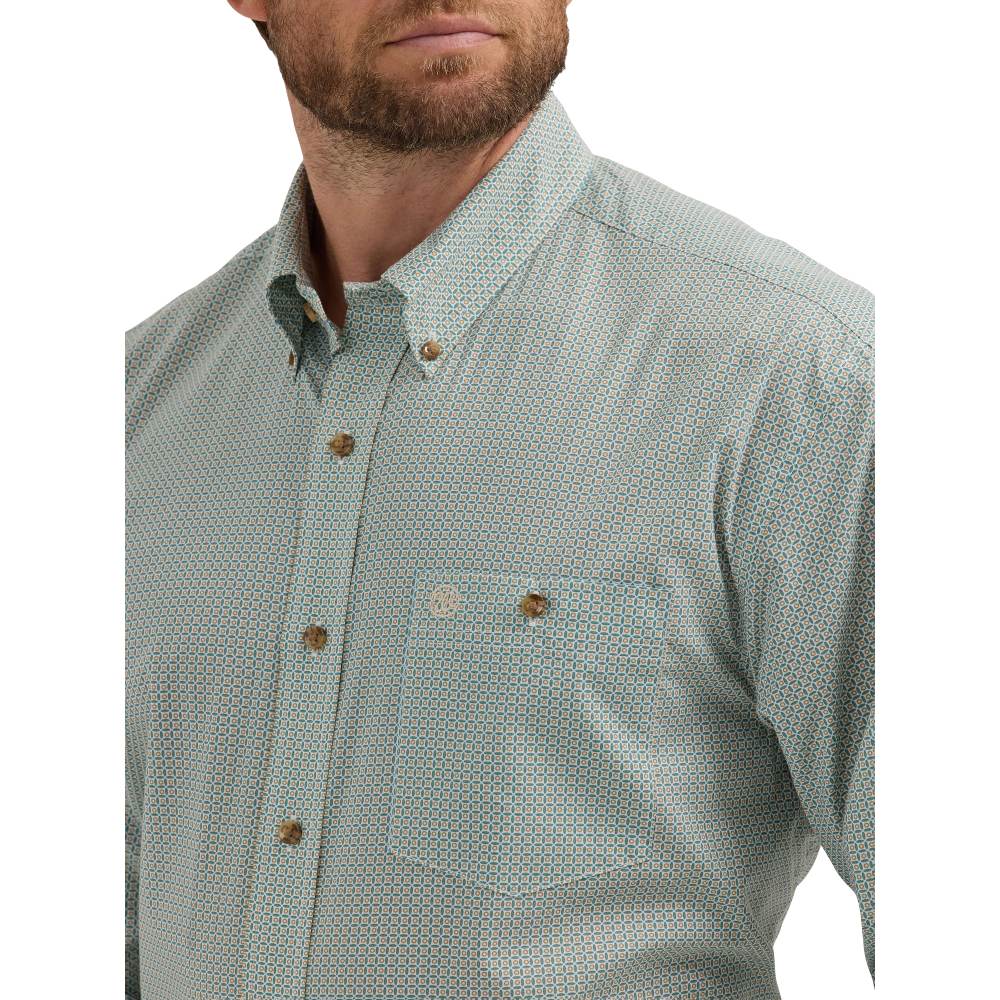 Mens Wrangler Classic Multicolour Long Sleeve Button Up