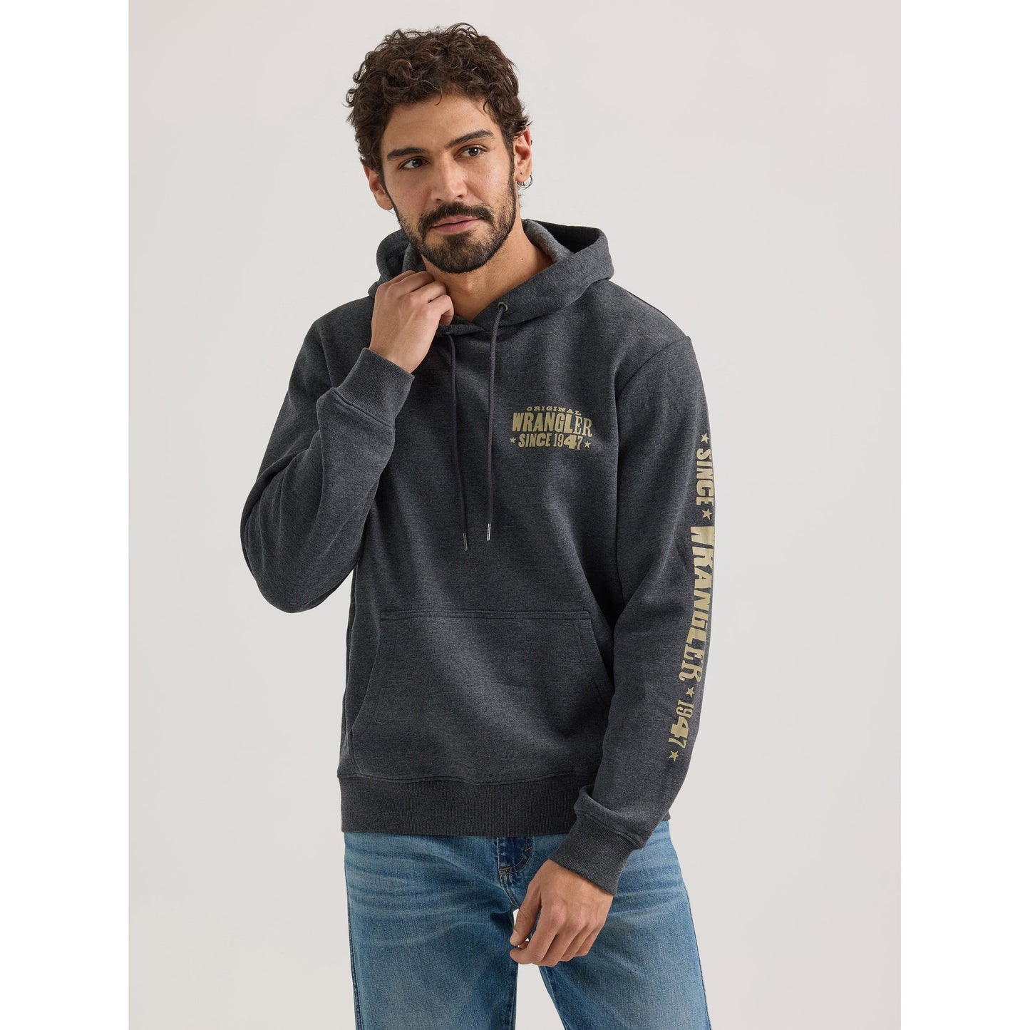 Wrangler Men’s “Since 1947” Grey Hoodie