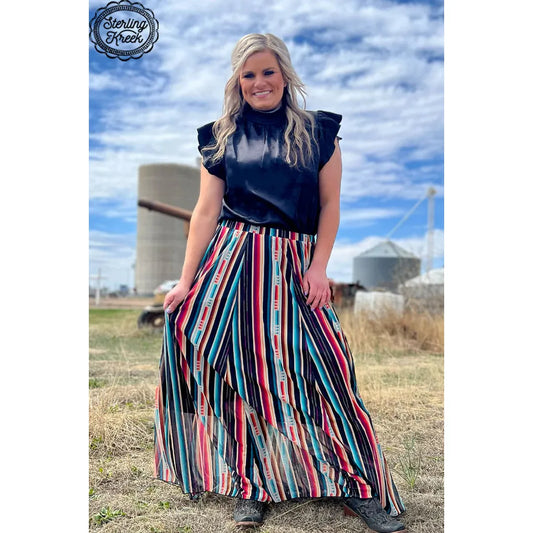 Sterling Kreek Serape Kreek Maxi Skirt