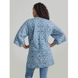 Wrangler Retro Women's Geometric Denim Kimono