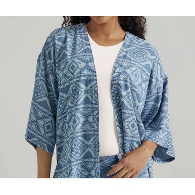 Wrangler Retro Women's Geometric Denim Kimono