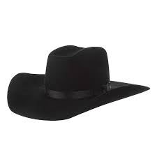 TWISTER KIDS WESTERN COWBOY BLACK WOOL FELT HAT T7234201