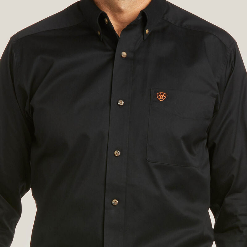 Solid Twill Fitted Shirt #10034229