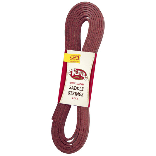 WEAVER SADDLE STRING HANDY PACK, BURGUNDY, 1/2" X 72" 30-1727