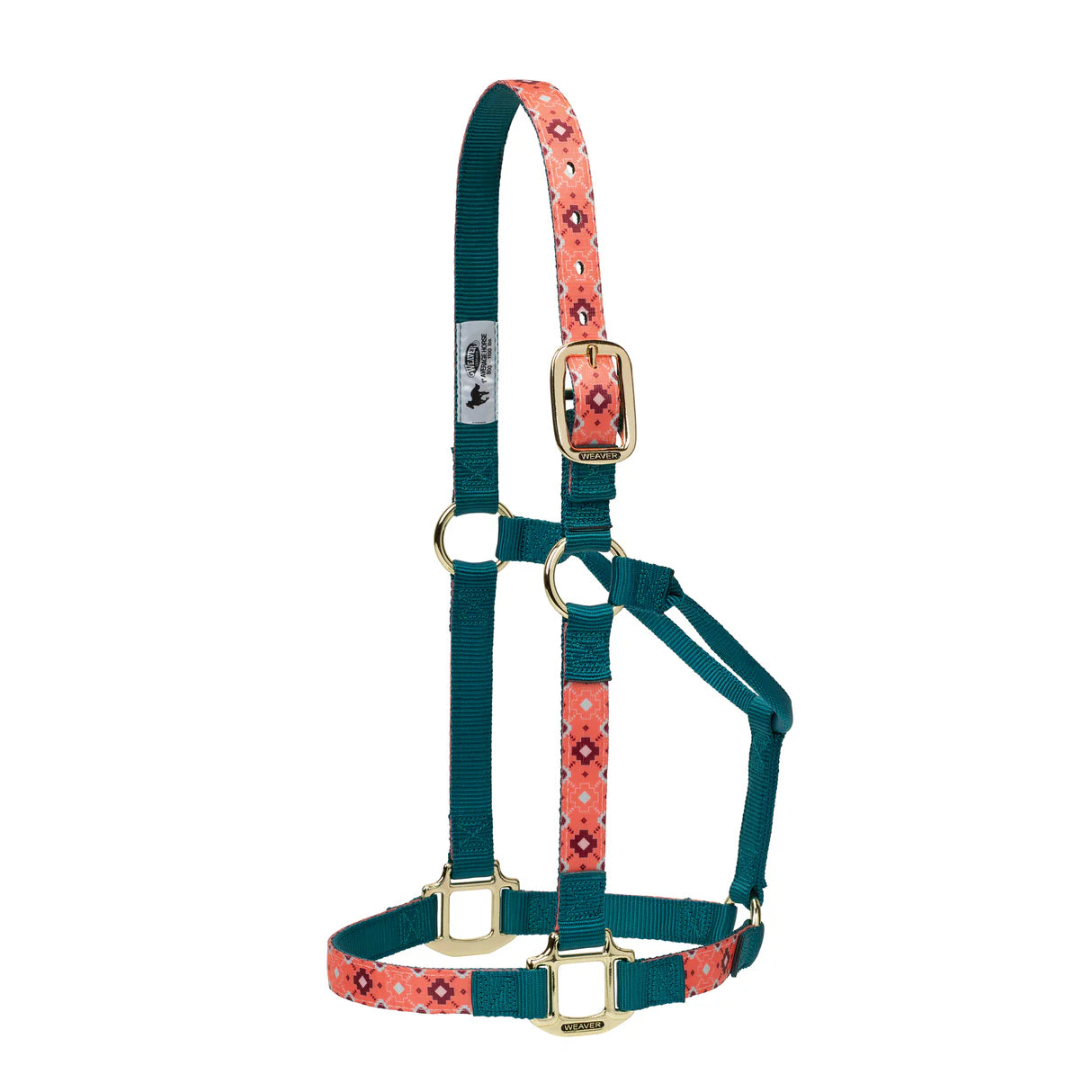 WEAVER PATTERNED NON-ADJUSTABLE HALTER AVERAGE SIZE