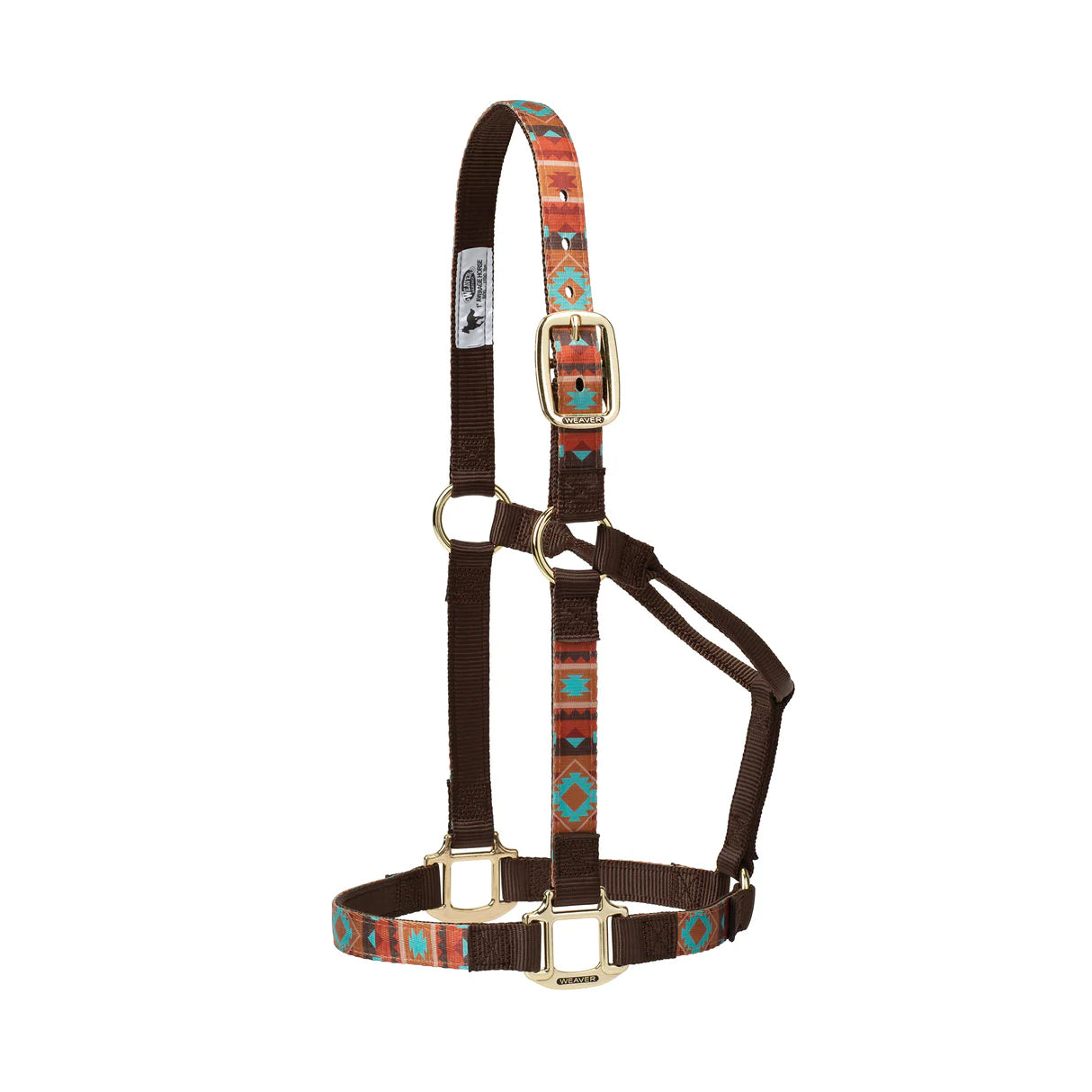 WEAVER PATTERNED NON-ADJUSTABLE HALTER AVERAGE SIZE