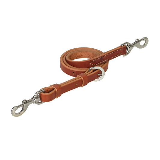 WEAVER SKIRTING LEATHER TIE DOWN, CHESTNUT