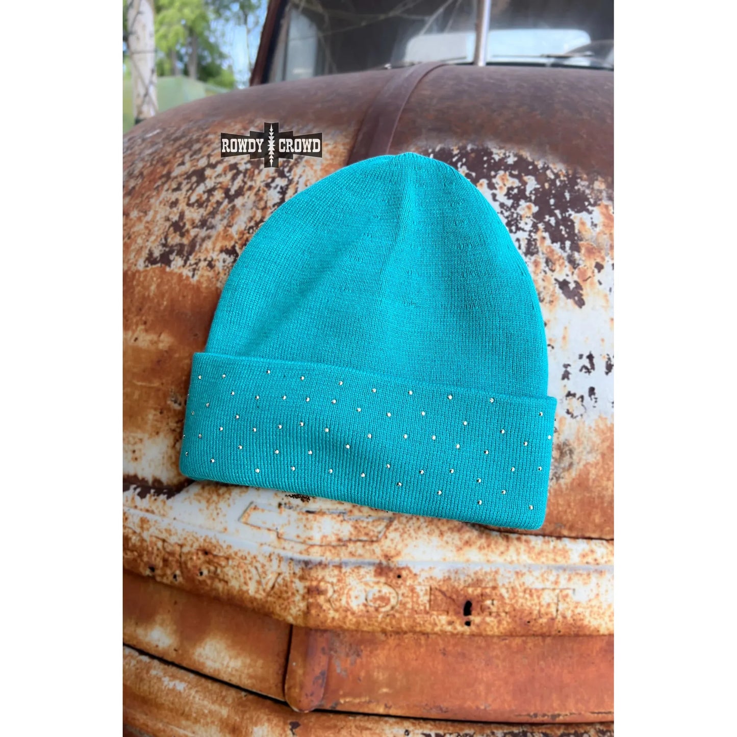 Rowdy Crowd TURQUOISE-Shine Bright Beanie